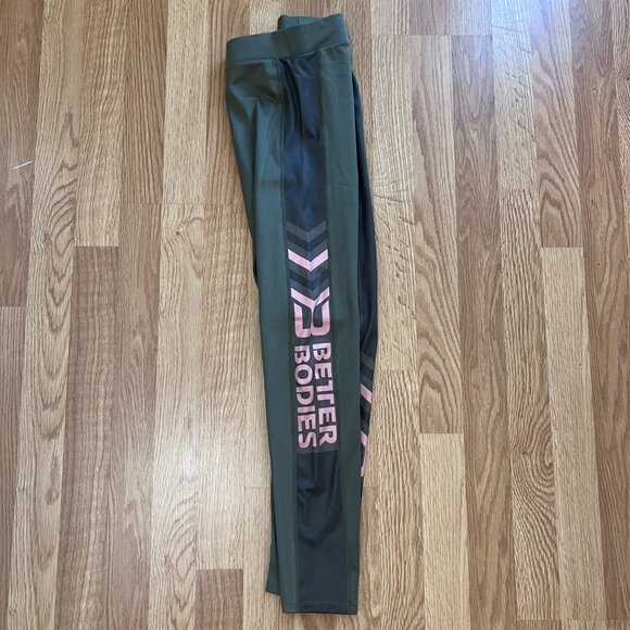 Better Bodies - Chrystie High Tights Green - L - Picture 3 of 5